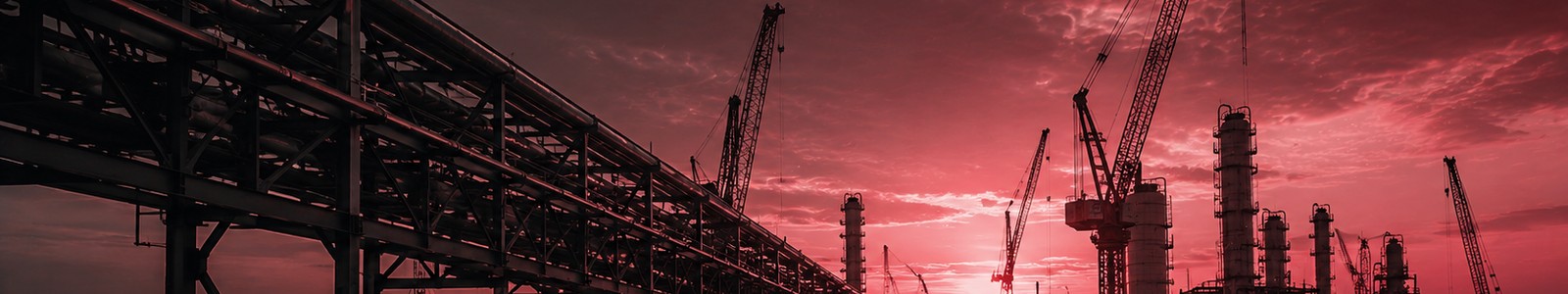 Industrial plant under construction