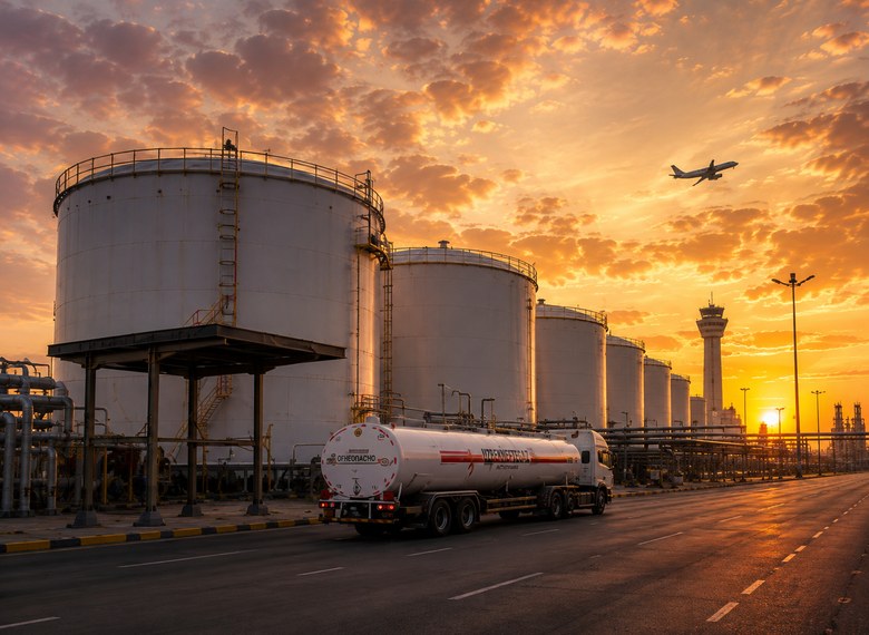 Airport fuel complex